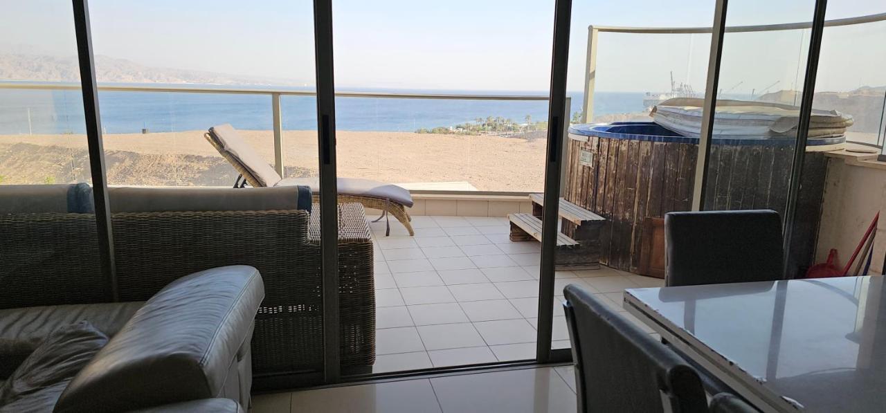 Top-Luxury Exclusive Аpt With Jacuzzi In Front Of The Sea Эйлат Экстерьер фото