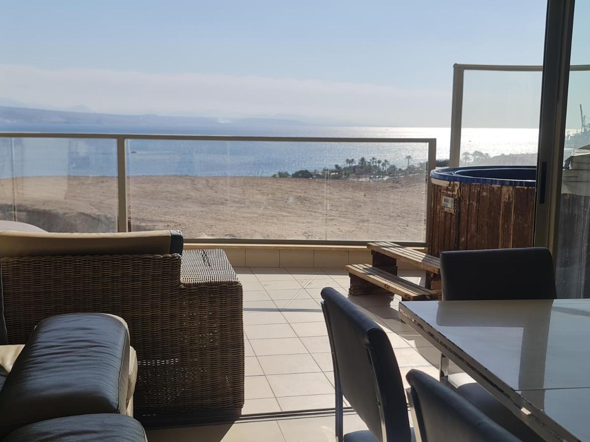 Top-Luxury Exclusive Аpt With Jacuzzi In Front Of The Sea Эйлат Экстерьер фото